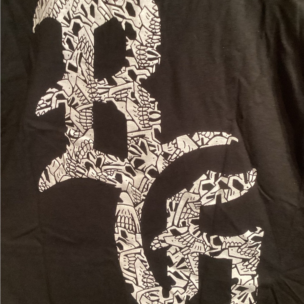 OhItsTeddy BoostGod BG Skull Graphic Logo T-Shirt Men's Size Large - Picture 4 of 5